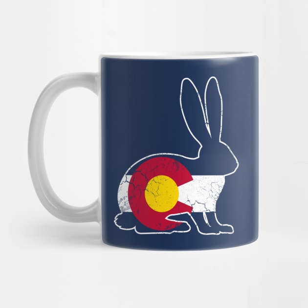 Colorado Flag Rabbit Bunny by E